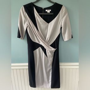Helmut Lang geometric pattern dress